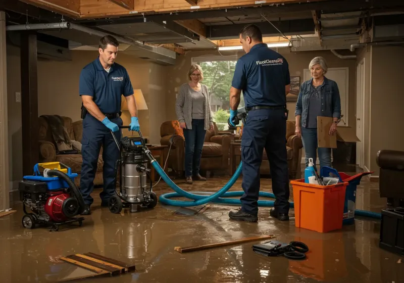 Basement Water Extraction and Removal Techniques process in Hudson, FL